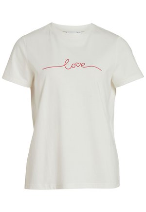 VILA VIPURE  - T-shirt imprimé - cloud dancer