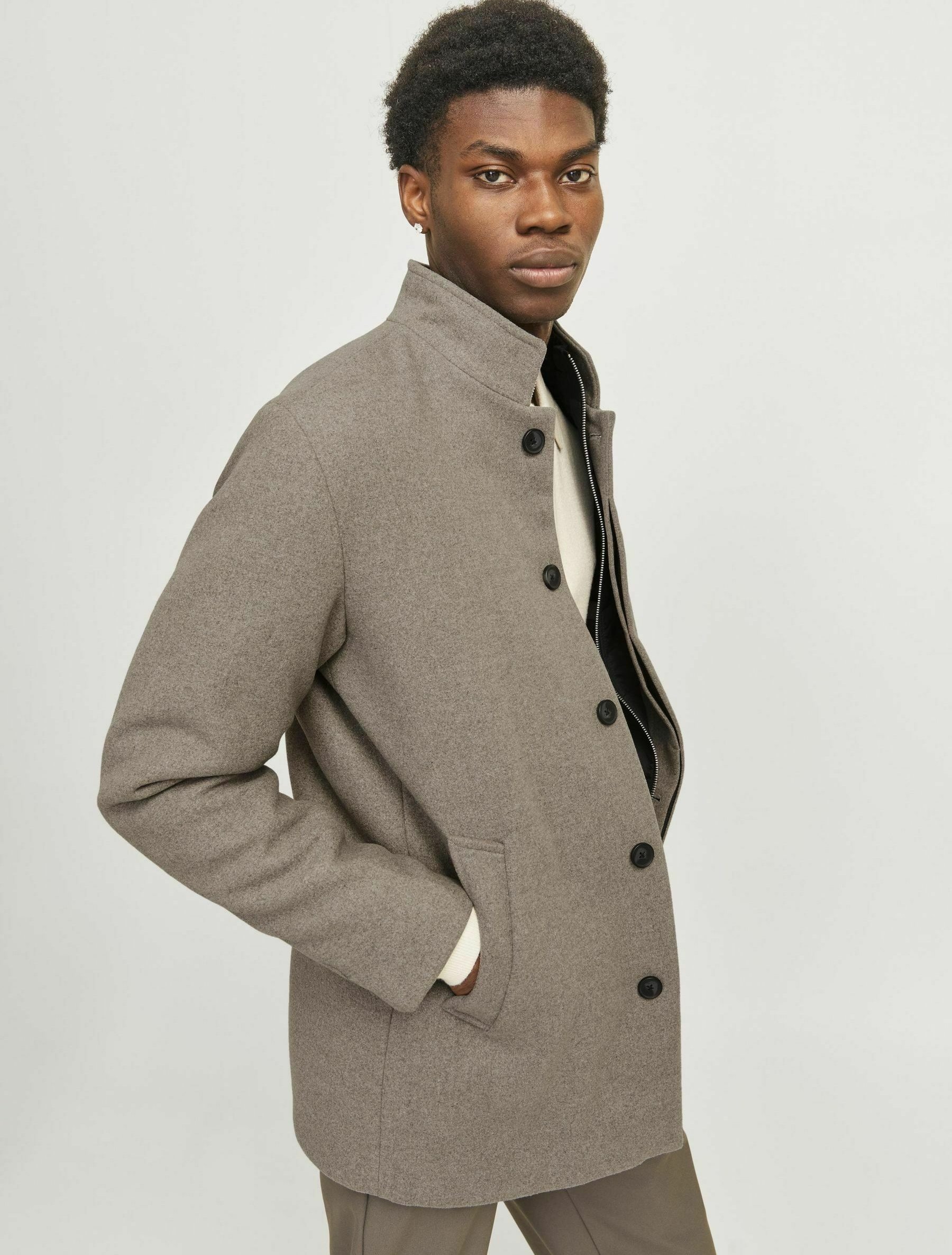 Jack & Jones PREMIUM JJEHARRISON - Light jacket - greige/beige
