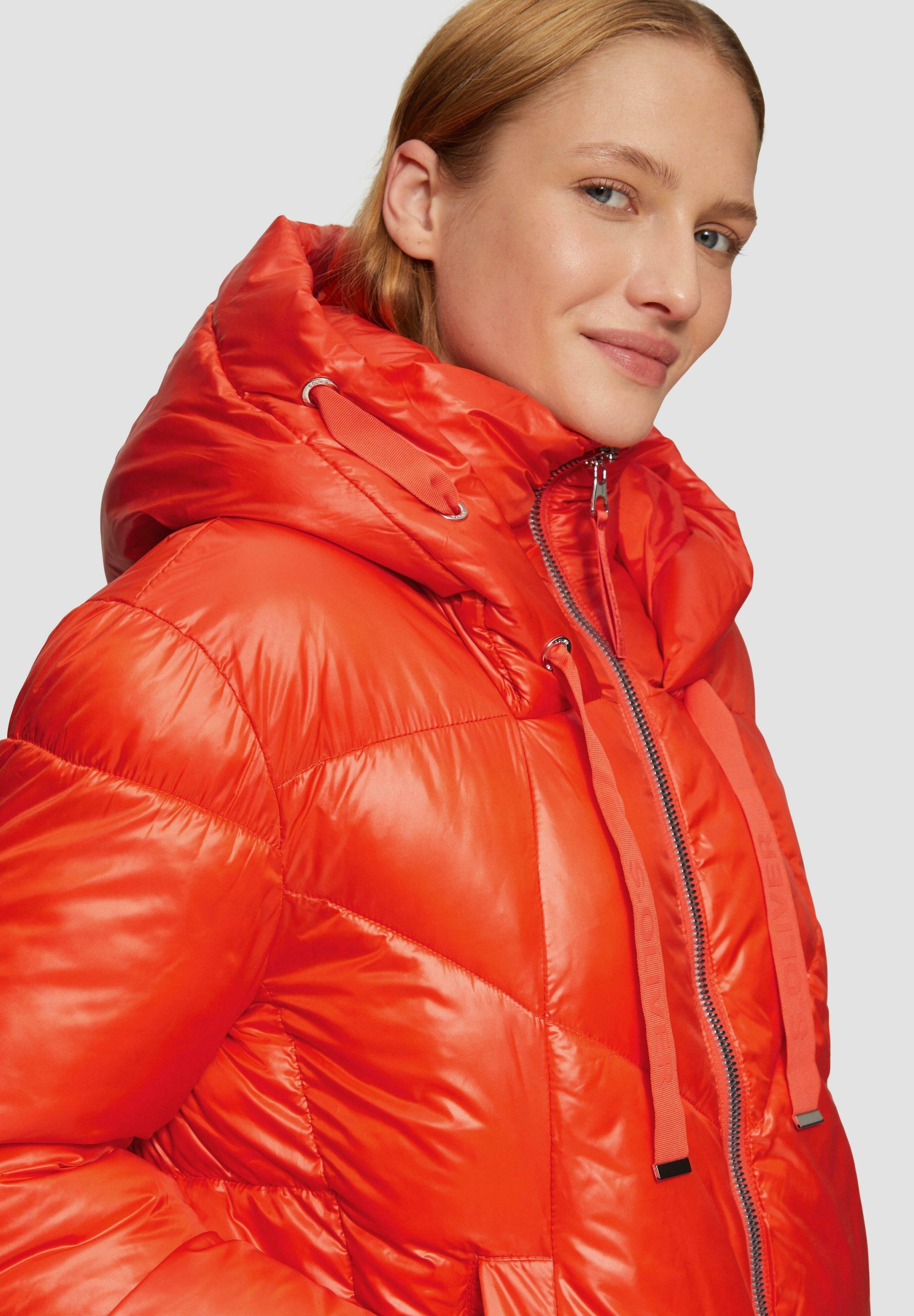 s.Oliver REISSVERSCHLUSS-DETAILS - Winter jacket - orange - Zalando