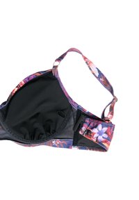 Zizzi PRINTED WITH UNDERWIRE - Bikinio viršutinė dalis - purple flower