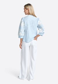 Rich & Royal Button-down blouse - skyway blue