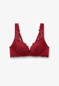 Unselected, red