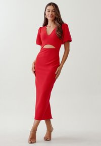 TUSSAH JAYNA MIDI  - Laisvo kirpimo suknelė - red