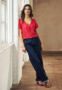 Next SHORT SLEEVE REGULAR FIT - Pusero - red