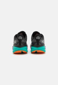 HOKA CLIFTON 9 GTX - Hardloopschoenen voor op de weg - black/electric aqua