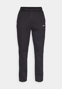 ICONS STRAIGHT HEM CONTRAST LOGO - Joggebukse - black