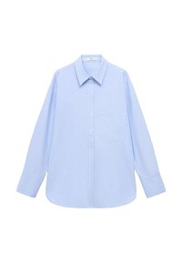 Button-down blouse - light blue
