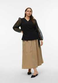 Vero Moda Curve VMCALVA  - Blūze - black