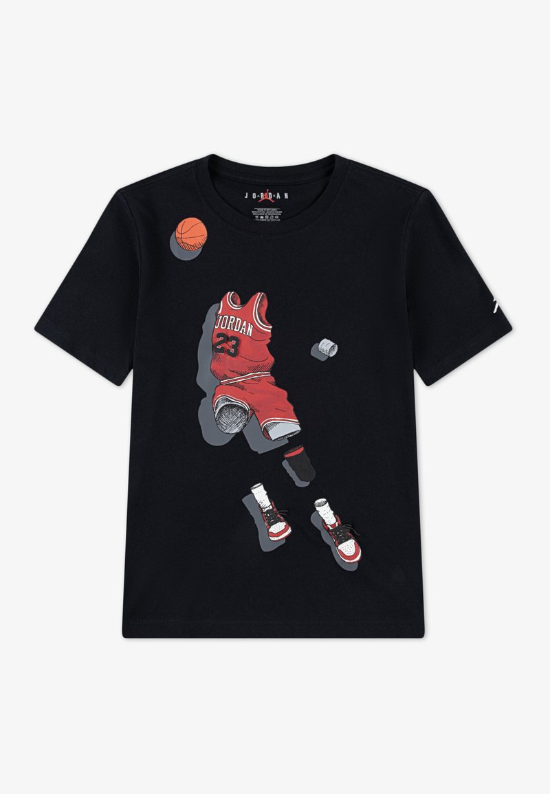 Jordan GHOST MAN TEE - Trükipildiga T-särk - black