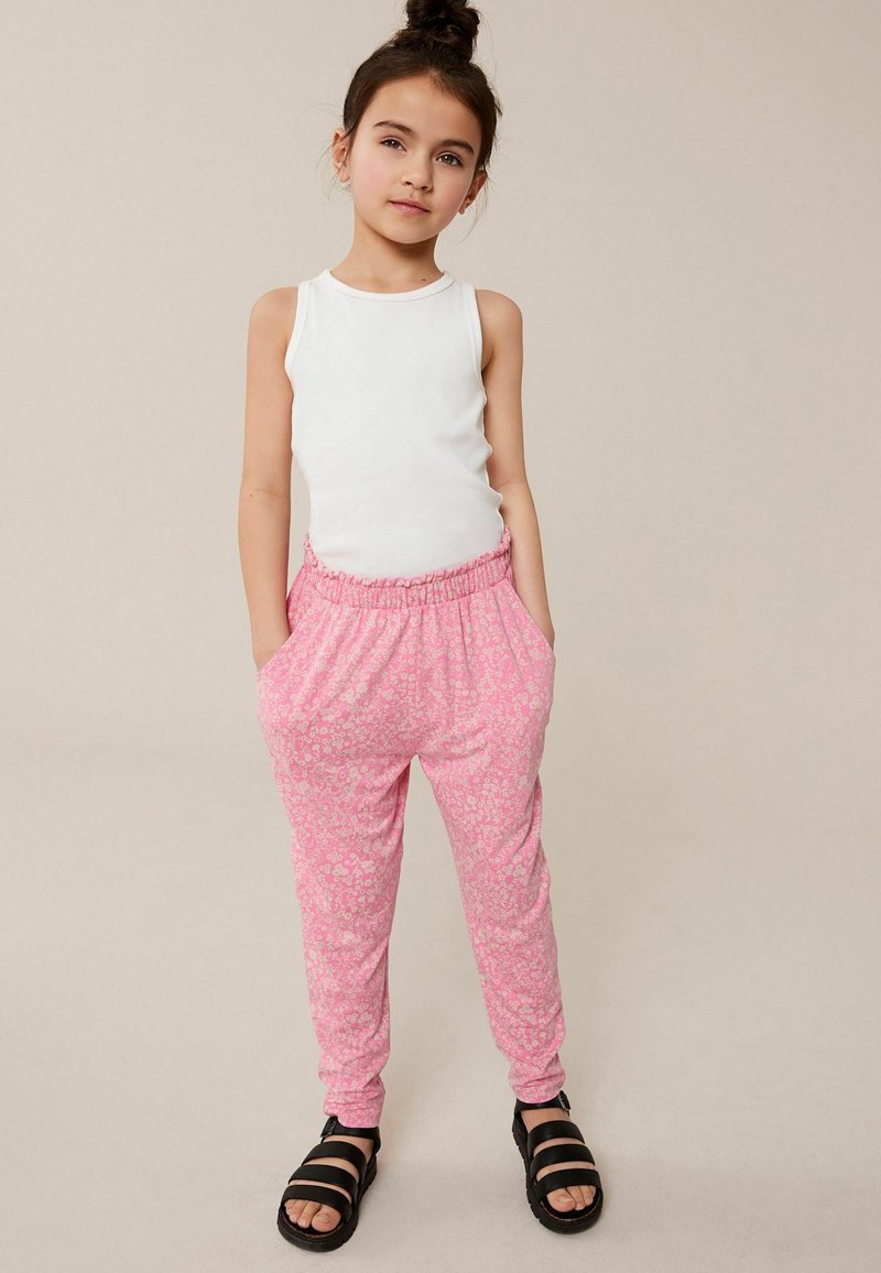 Next REGULAR FIT - Stoffhose - pink floral print
