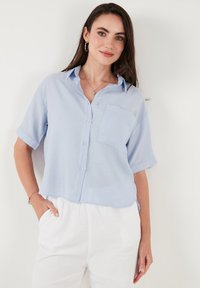 LELA Button-down blouse - baby blue
