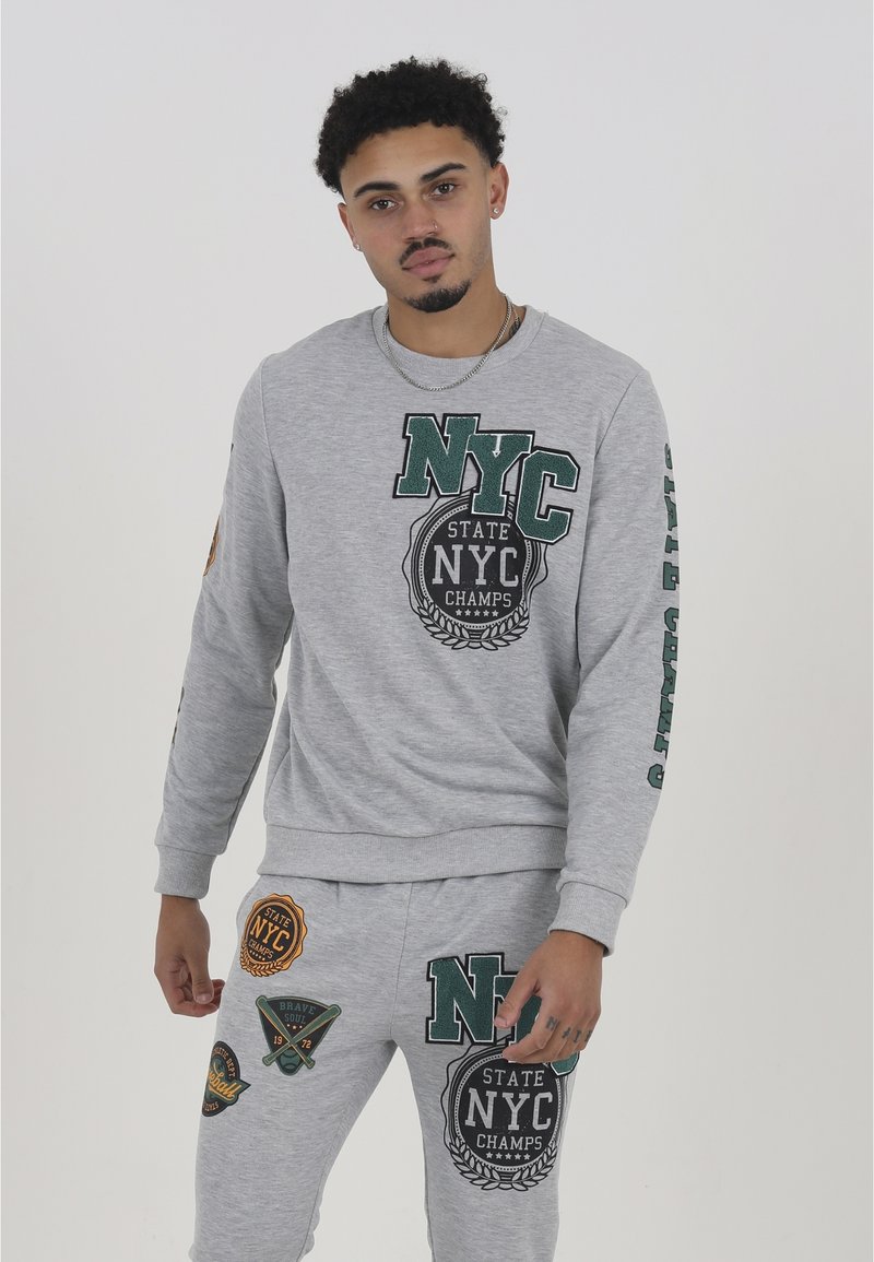 Brave Soul GDP - Felpa - light grey