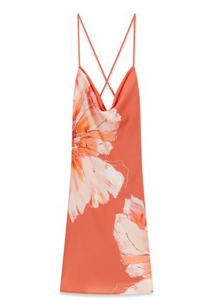 MARCIANO BY GUESS, MARCIANO BEDRUCKTES MINI KLEID - Robe de jour - blumenmuster orange