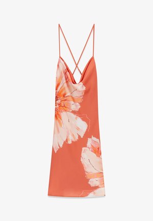 MARCIANO BY GUESS, MARCIANO BEDRUCKTES MINI KLEID - Robe de jour - blumenmuster orange