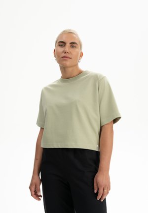 CROPPED JOSHNA - Basic T-shirt - tea leaf