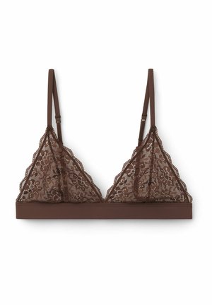 Tezenis ECO - Triangle bra - Brown
