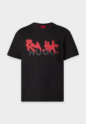 HUGO, DINRICKO - T-shirt print - black
