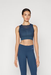 Nike Performance PRO TANK - Top - armory navy/white