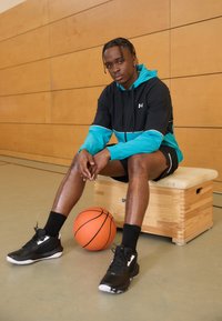 Under Armour ZONE WOVEN - Veste de survêtement - circuit teal/black/white