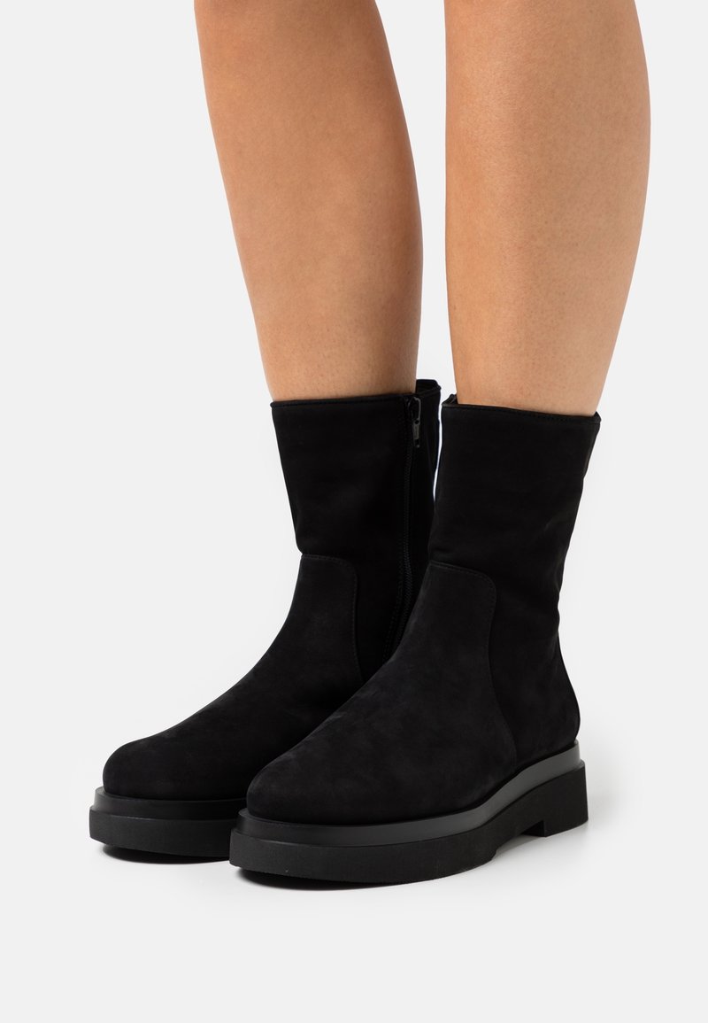Högl Botines con plataforma - black