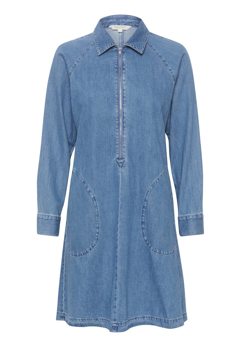 Part Two Jeansjurken blauw denim/bluedenim