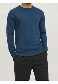 Jack & Jones Stickad tröja - blue