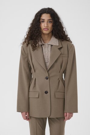 PAULA WAIST BLAZER - Σακάκι - dark timberwolf melange