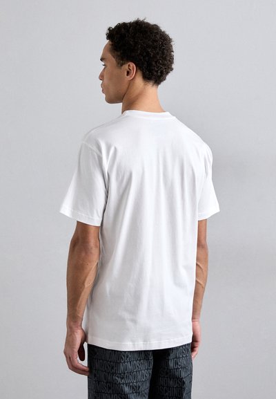 MOSCHINO WITH LOGO PEN INK  - Apdrukāts T-krekls - white