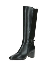 Caprice ELEGANTE G-WEITE MIT CAP ABSATZ - Boots - black comb