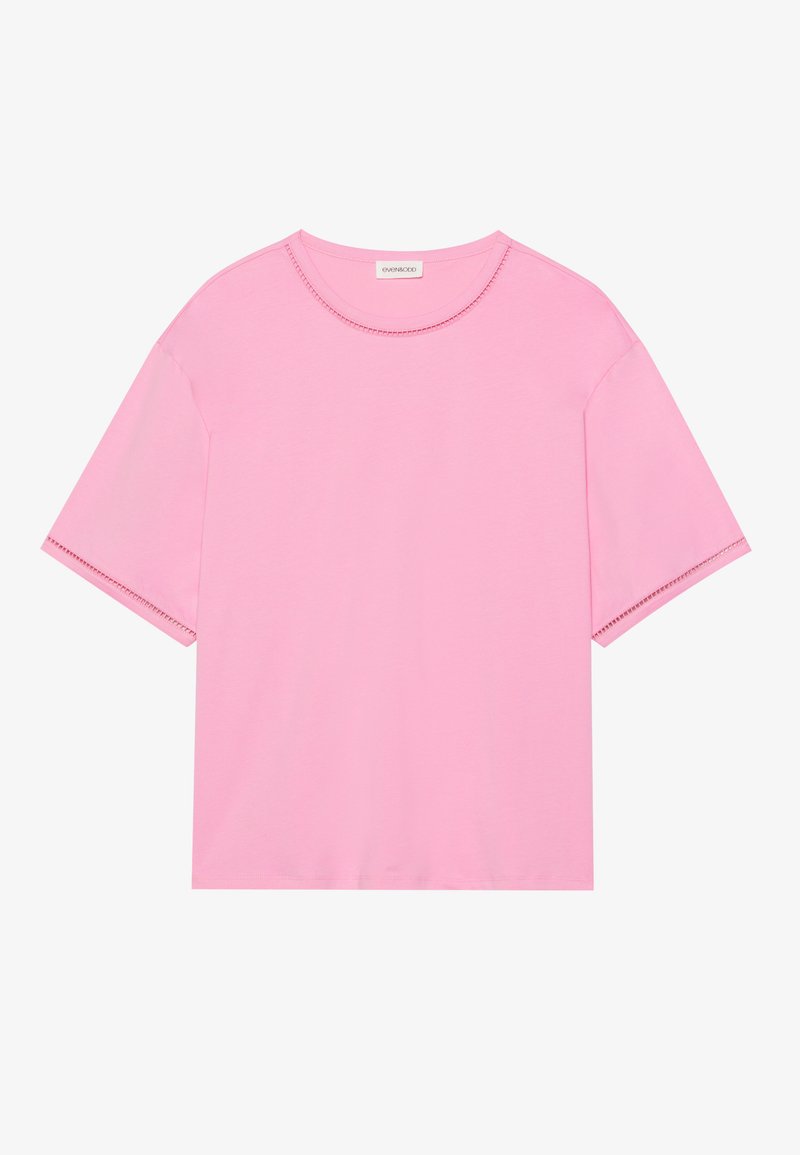 Even&Odd T-shirt basic donkerroze