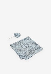 Next TEXTURED PAISLEY SET - REGULAR FIT - Nosinaitė į švarko kišenę - light blue