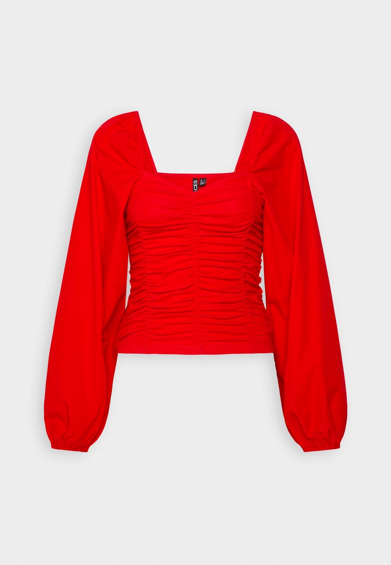 Pieces Blouse rood