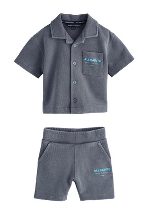 smALLSAINTS REGULAR FIT - UNDERGROUND SET - Shorts - washed black