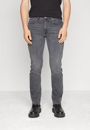 Vaqueros rectos - black denim