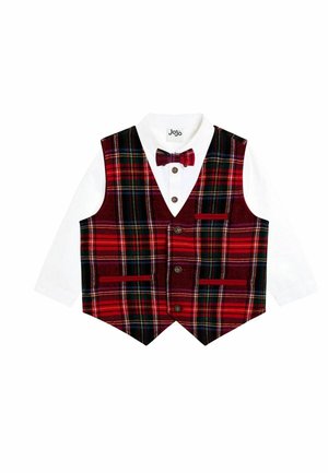 REGULAR FIT - 3-PIECE BOW - Gilet - red
