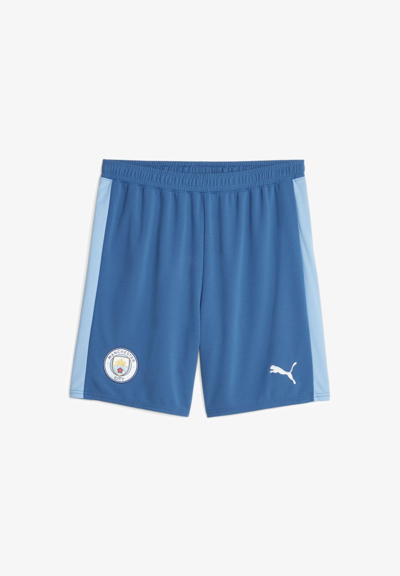 syntetisk zirkonia Puma MANCHESTER CITY FUSSBALL Short lake blue team light blue/bleu