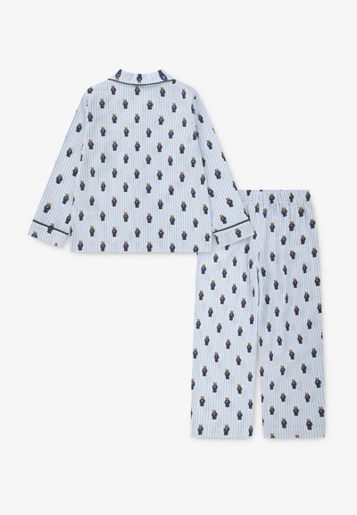 Polo Ralph Lauren BEAR COAT - Pijamale - white/elite blue