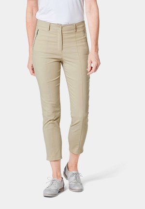 GOLDNER Stoffhose - stone