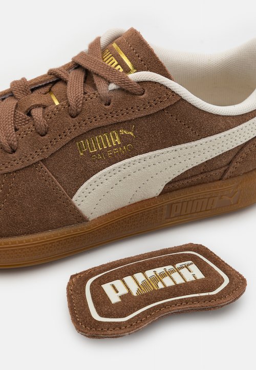 PUMA PALERMO PREMIUM JR UNISEX - Trainers - haute coffee/frosted ivory/gold coloured — foto 6