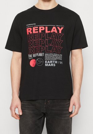 Camiseta estampada - black