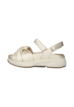 MARTINIQUE - Sandalen met sleehak - champagne