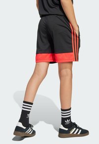 adidas Performance Sportske kratke hlače - black   lucid red
