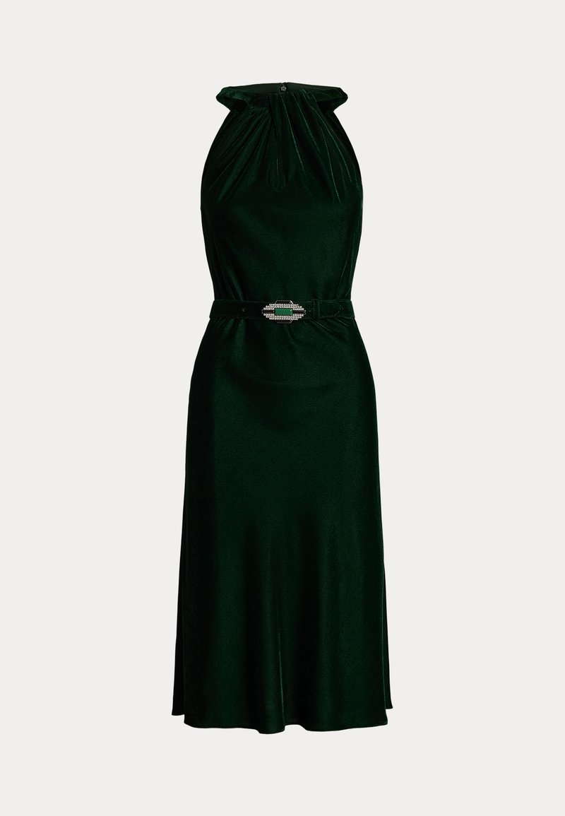 green velvet ralph lauren dress Buy Lauren Ralph Lauren Green Luxe Velvet Dress from Next USA