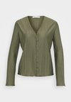UMA BLOUSE - Gombos blúz - dusty olive