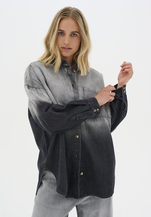 MALO - Korte frakker - grey dip dye