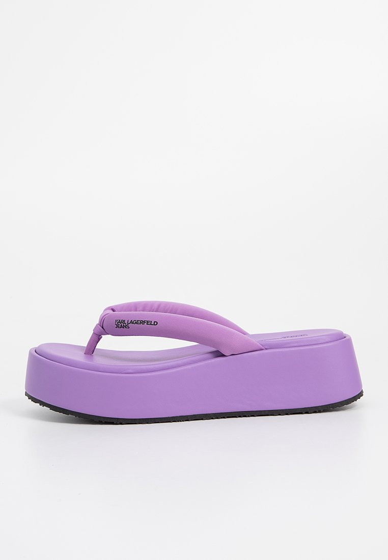Karl Lagerfeld Muiltjes met hak paars