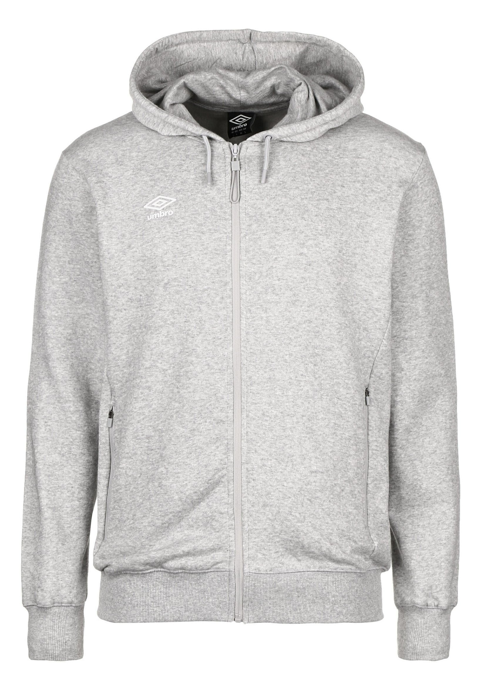 Umbro Sudadera con cremallera - grey marl / white/gris - Zalando.es
