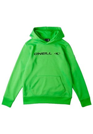 Jasnozielona bluza z kapturem, z przednią kieszenią i czarnym logo O'Neill umieszczonym na środku klatki piersiowej, z długimi rękawami oraz ściągaczami na rękawach i u dołu.