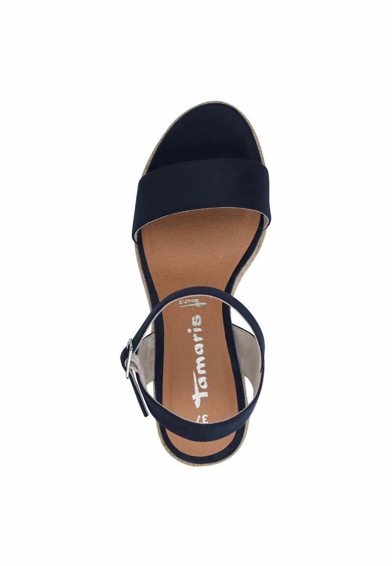 Tommy Hilfiger Bleu Marine Compense Bleu Tamaris Sandales