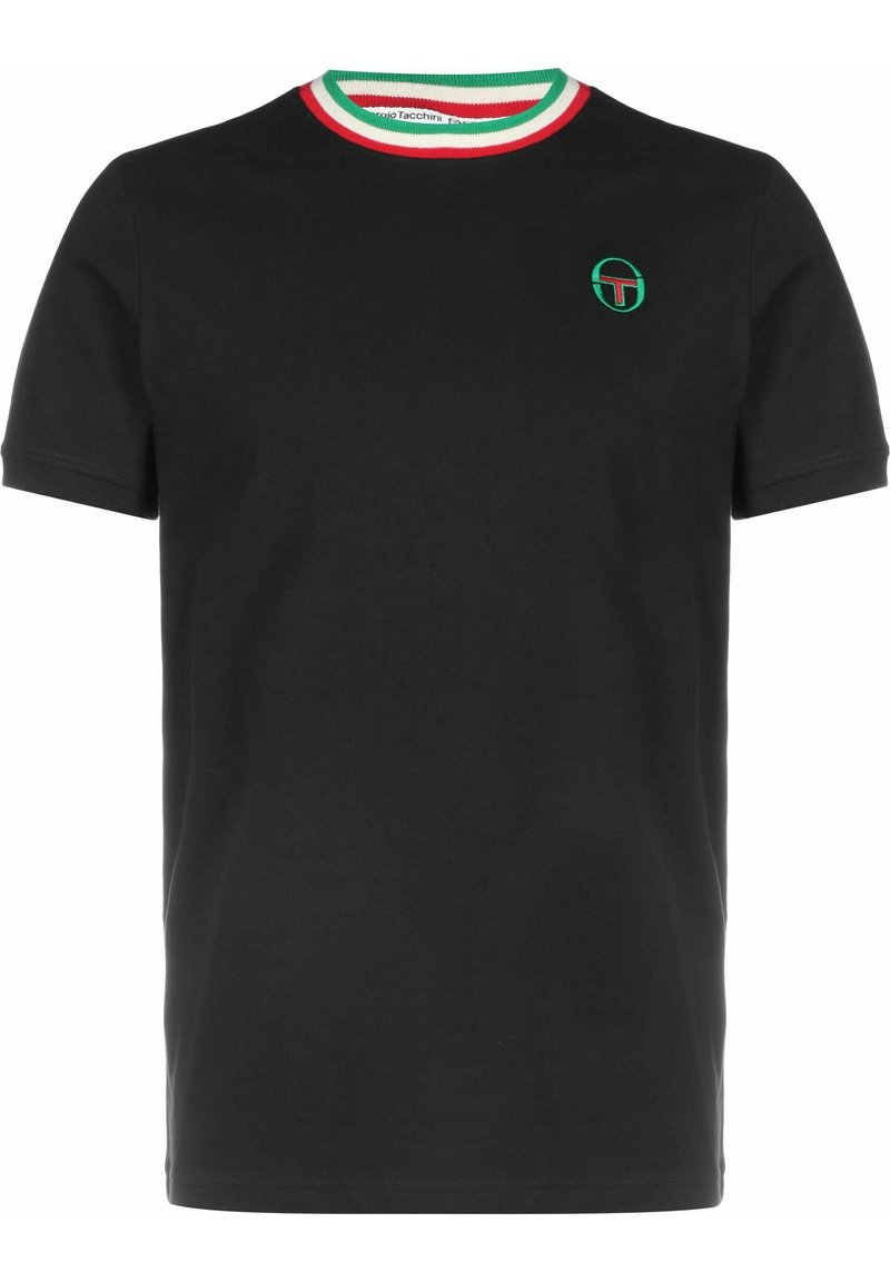 Sergio Tacchini RAINER - Basic T-shirt - black - Zalando